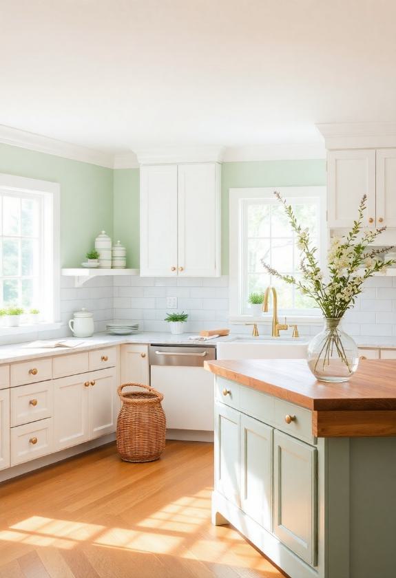 Kitchen Paint Colors Ideas: Minty Fresh Colors