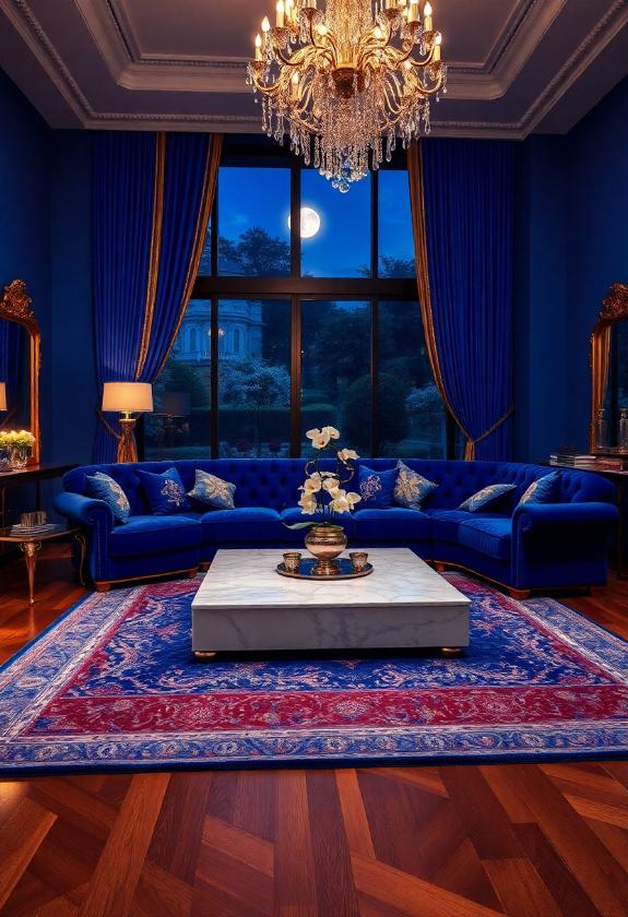 Blue Paint Shades: Rich Royal Blues for Luxury Spaces