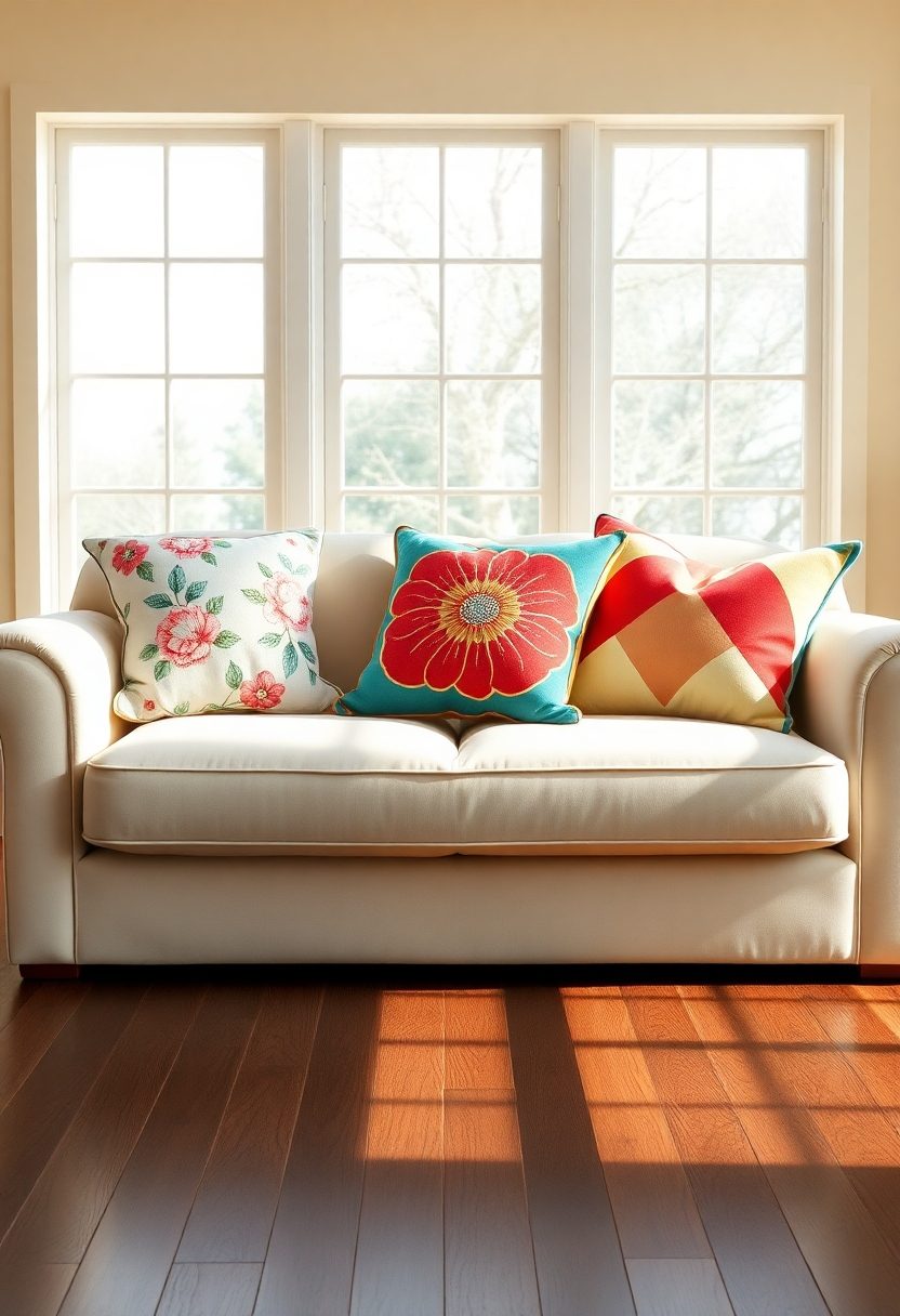 Spring Living Room Decor Ideas: Update Your Throw Pillows