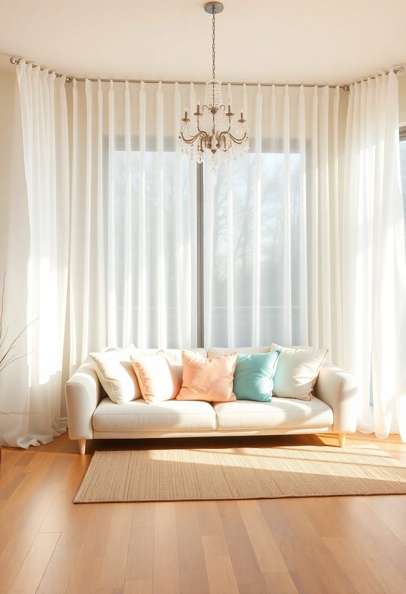 Spring Living Room Decor Ideas: Swap Out Heavy Curtains