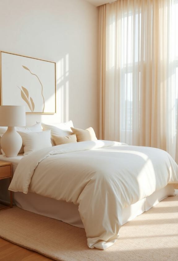 Bedroom Paint Colors: Creamy Whites for a Luxurious Feel