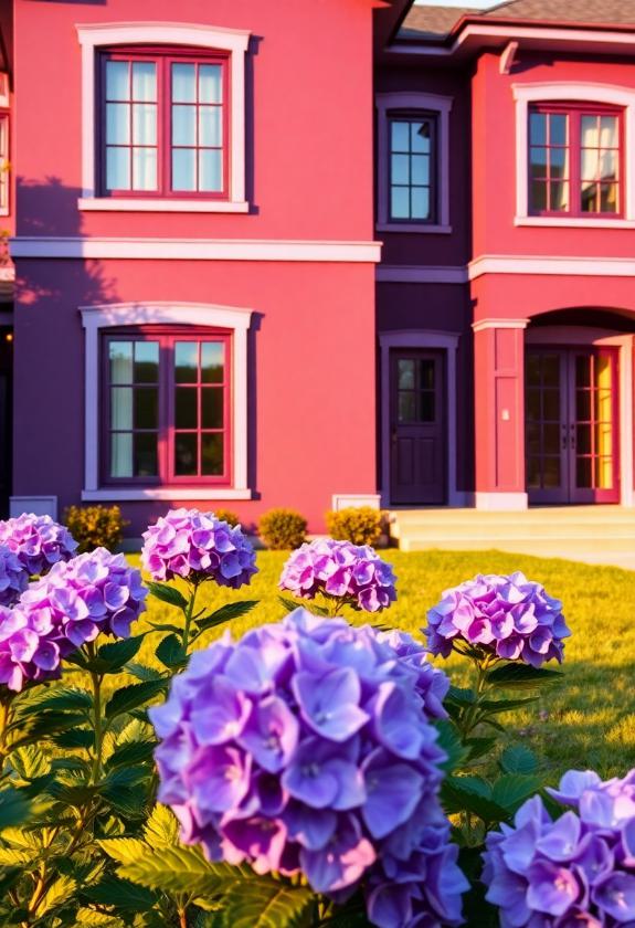 Outside House Paint Color Ideas: Unique Purple Shades To Add Some Luxury