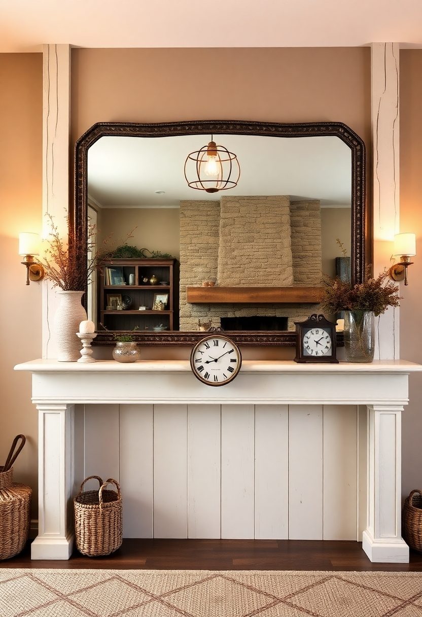 Farmhouse Mantles Decor: Elegant Farmhouse Mantle Ideas