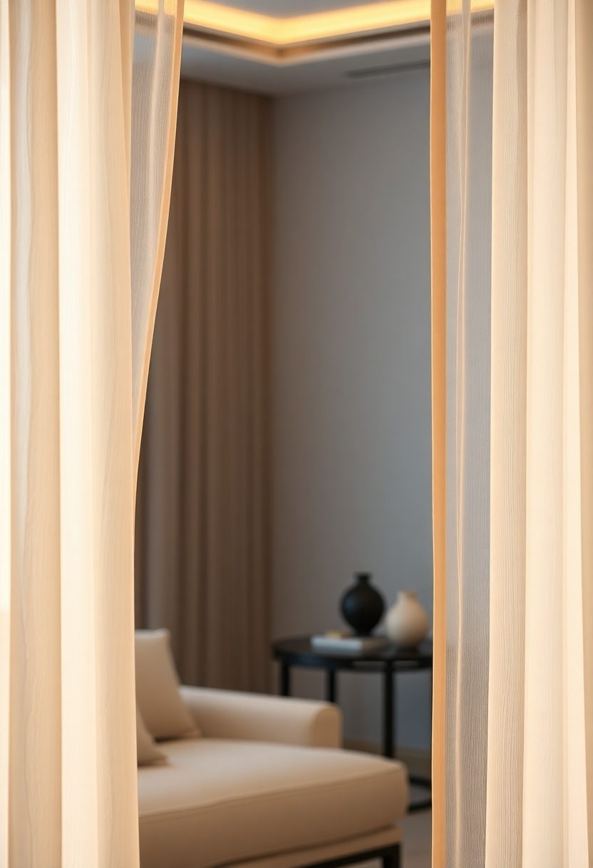 Luxurious Curtain Designs: Designer Sheer Curtains for Ambient Light