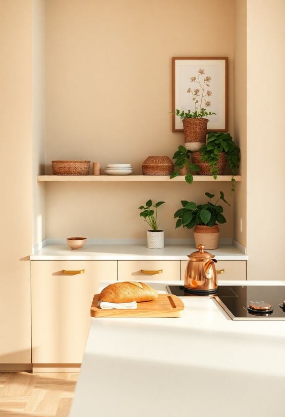 Kitchen Paint Color Ideas: Warm Beige Neutrals