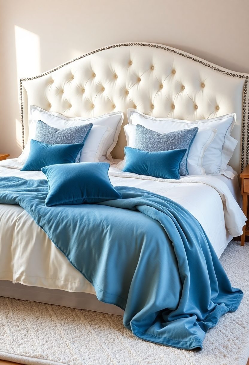 Nancy Meyers Aesthetic Bedroom Ideas: Luxurious Bedding and Plush Textiles