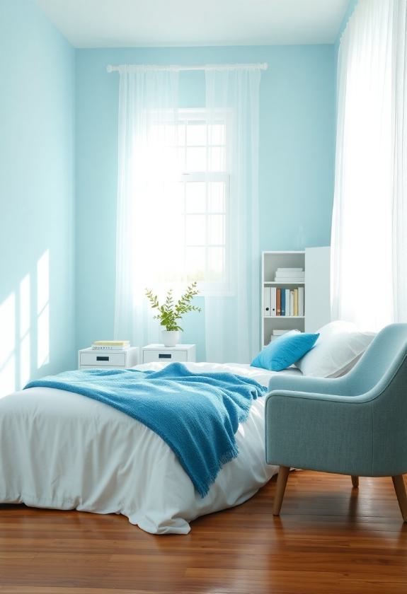 Warm Blue Paint Colors: Gentle Sky Blue Hues