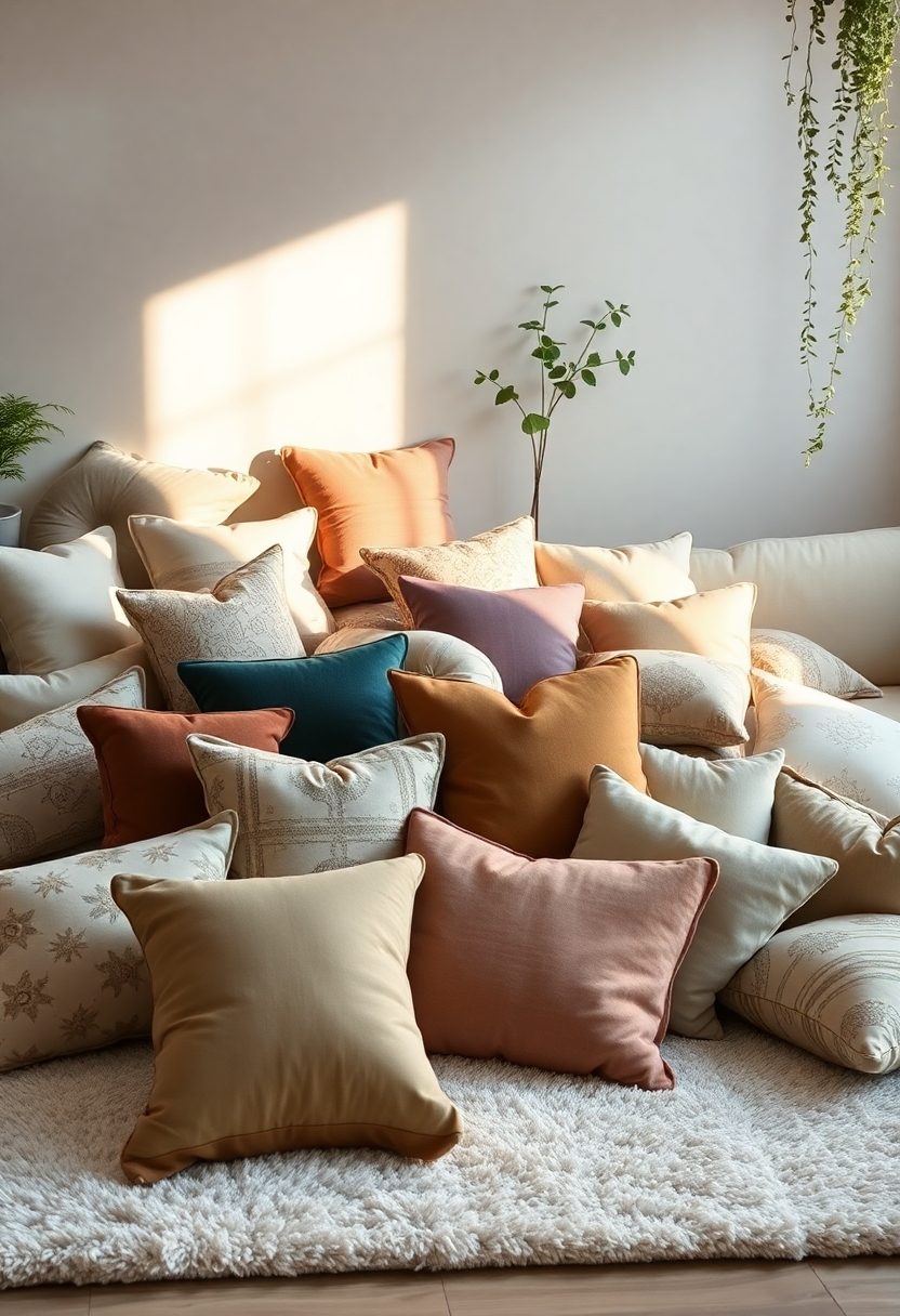 Corner Designs Perfect for National Napping Day: Plush Pillow Paradise