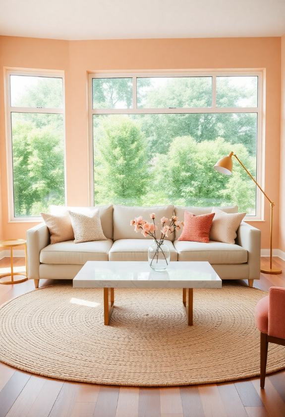 House Paint Colors: Neutral Yet Bold: The Power of Soft Peach