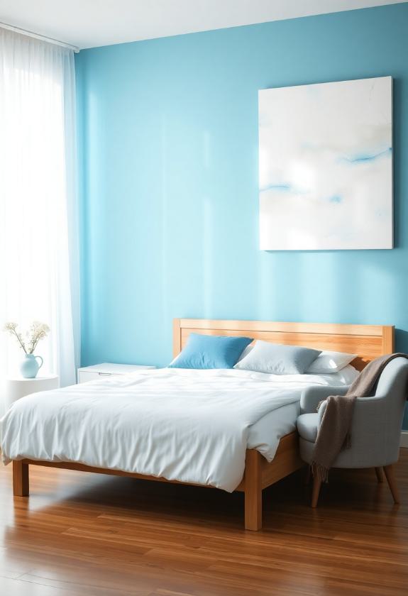 Blue Paint Colors Ideas: Gentle Sky Tones