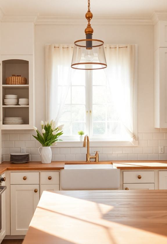 Kitchen Paint Color Ideas: Warm Creamy Whites