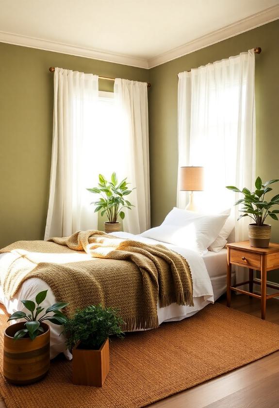 Green Paint Shades: Gentle Olive for a Peaceful Sanctuary