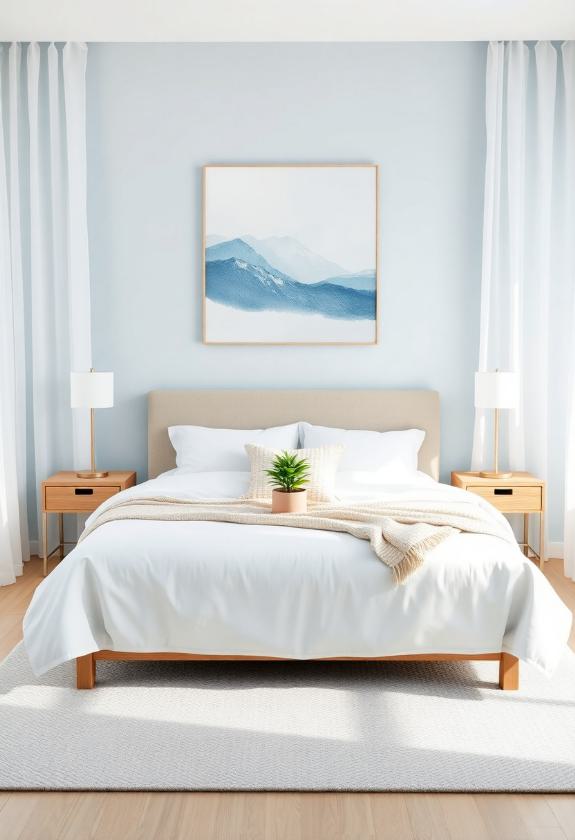 Serene Blue Paint Color Ideas: Calming Light Blues For Bedroom Walls