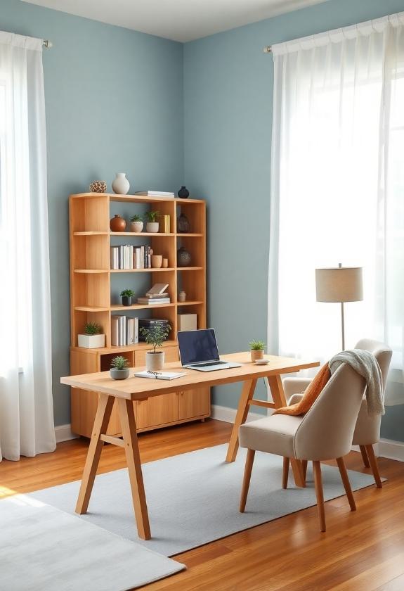 Blue Paint Shades: Calming Blue Shades for Home Offices