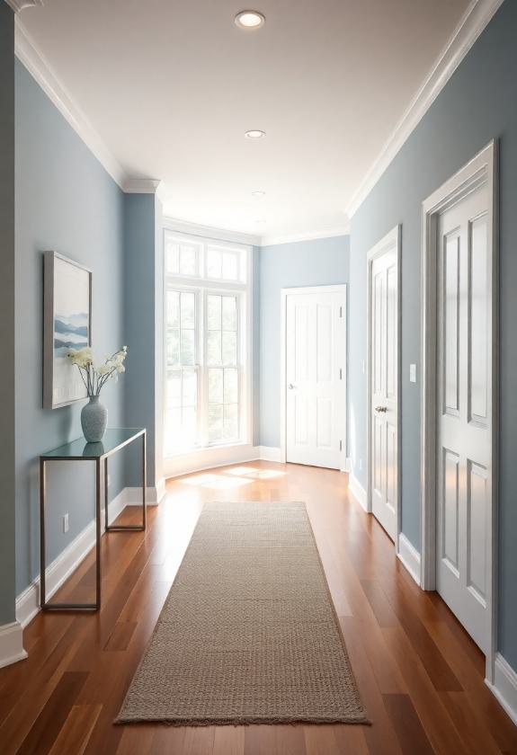 Sherwin Williams Blue Paint Colors: Calming Blue Hues for Hallways