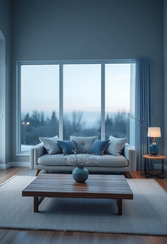 Serene Blue Paint Color Ideas: Cool Dusk Blues For A Peaceful Ambiance