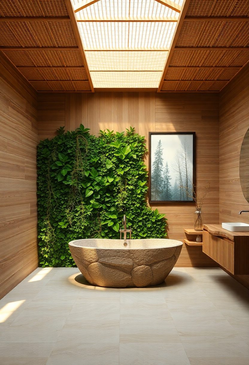 Luxury Bathroom Ideas: Calming Nature-Inspired Elements