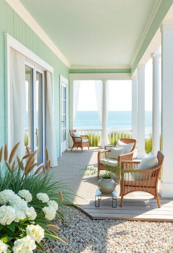 House Paint Colors: Coastal Cool: The Calming Effect of Seafoam Green