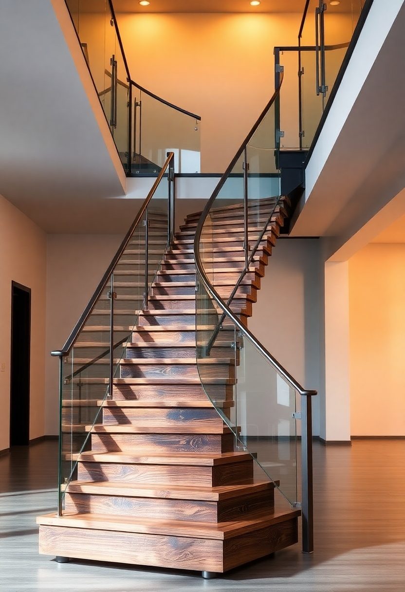 Luxury Staircase Ideas: Staircases With Unique Materials