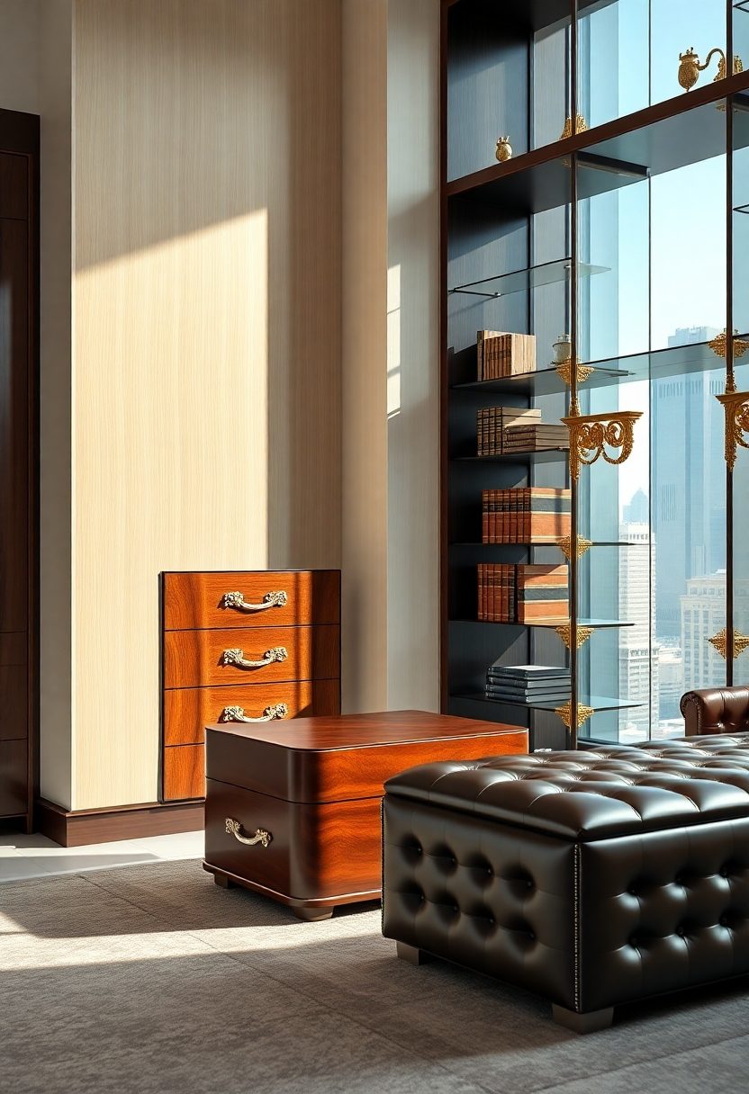 Luxury Office Furniture Ideas: Refined Storage Solutions