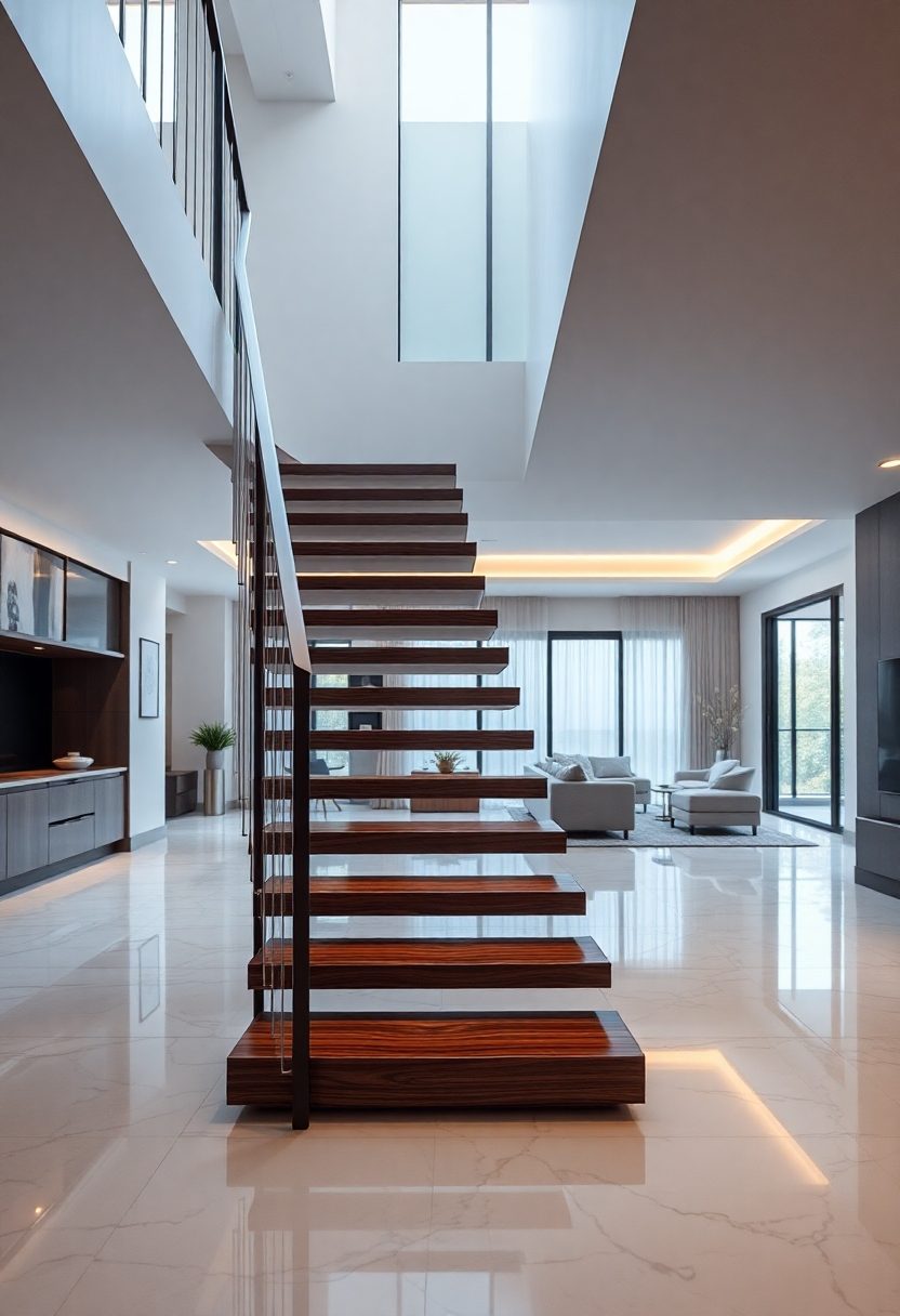 Luxury Staircase Ideas: Floating Staircase Designs