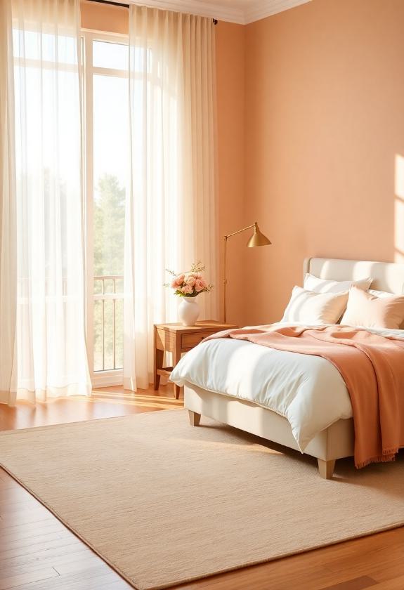 Stunning Paint Color Ideas: Soft Peach Delight