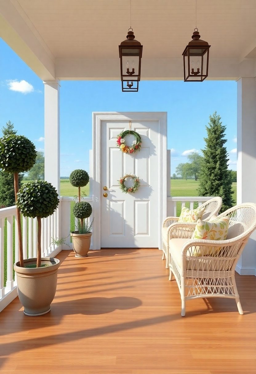 Small Front Porch Decorating Ideas: Symmetrical Designs for a Classic Look