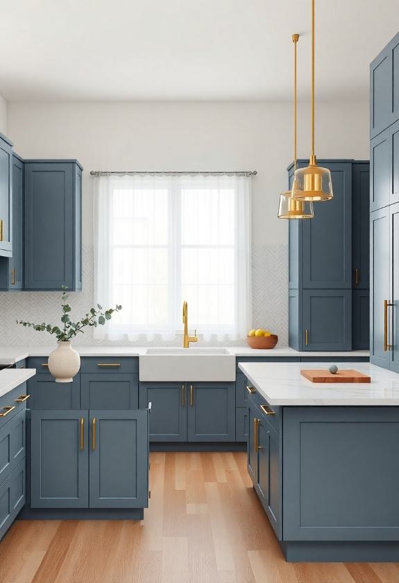 Dusty Blue Paint Ideas: Dusty Blue Kitchen Cabinets for a Unique Look