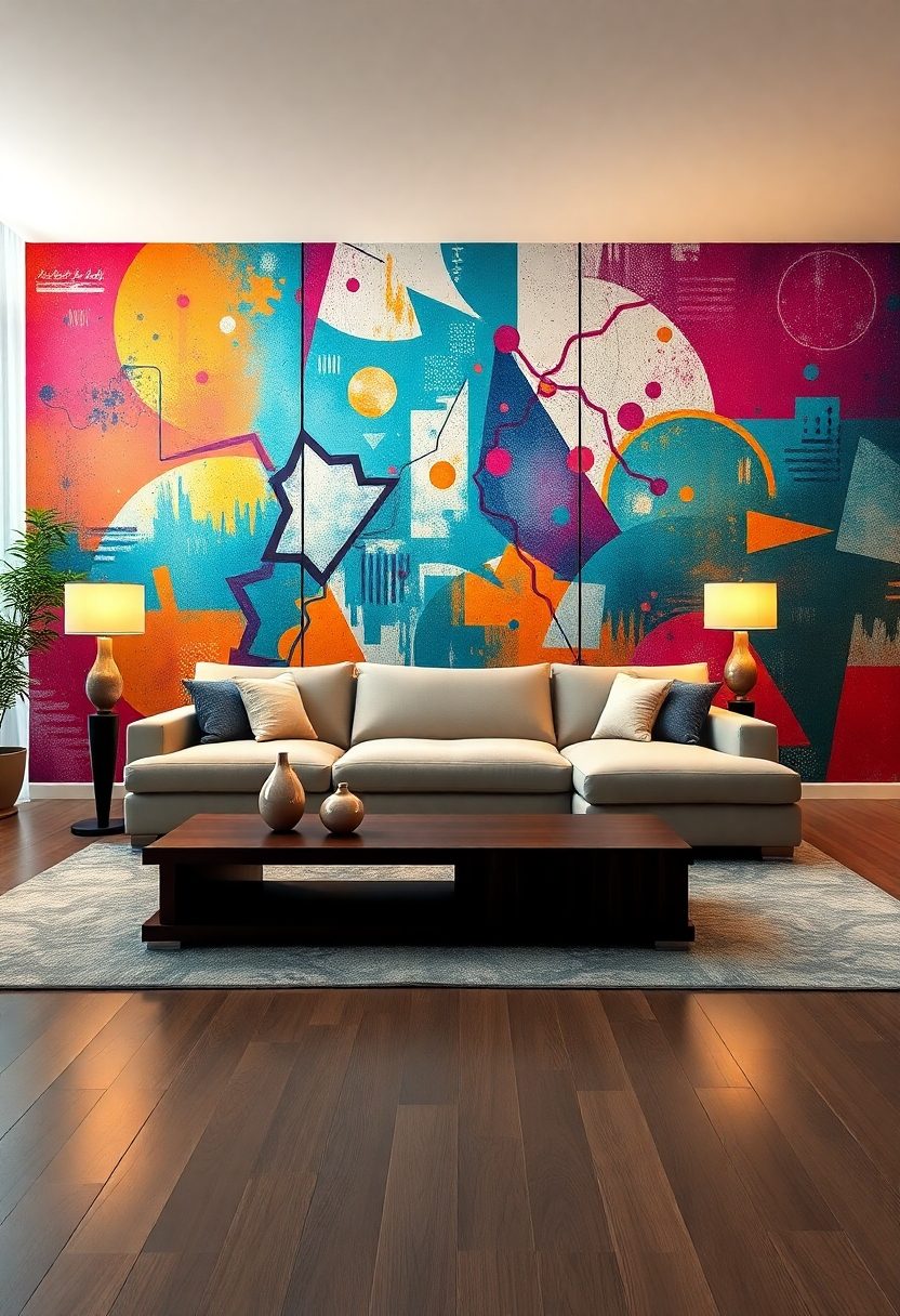 Trendy Wallpaper Ideas: Abstract Art to Add Visual Interest