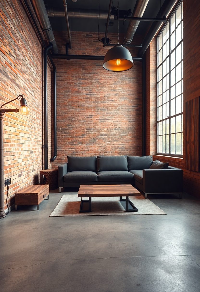 Trendy Wallpaper Ideas: Industrial Chic for an Edgy Style