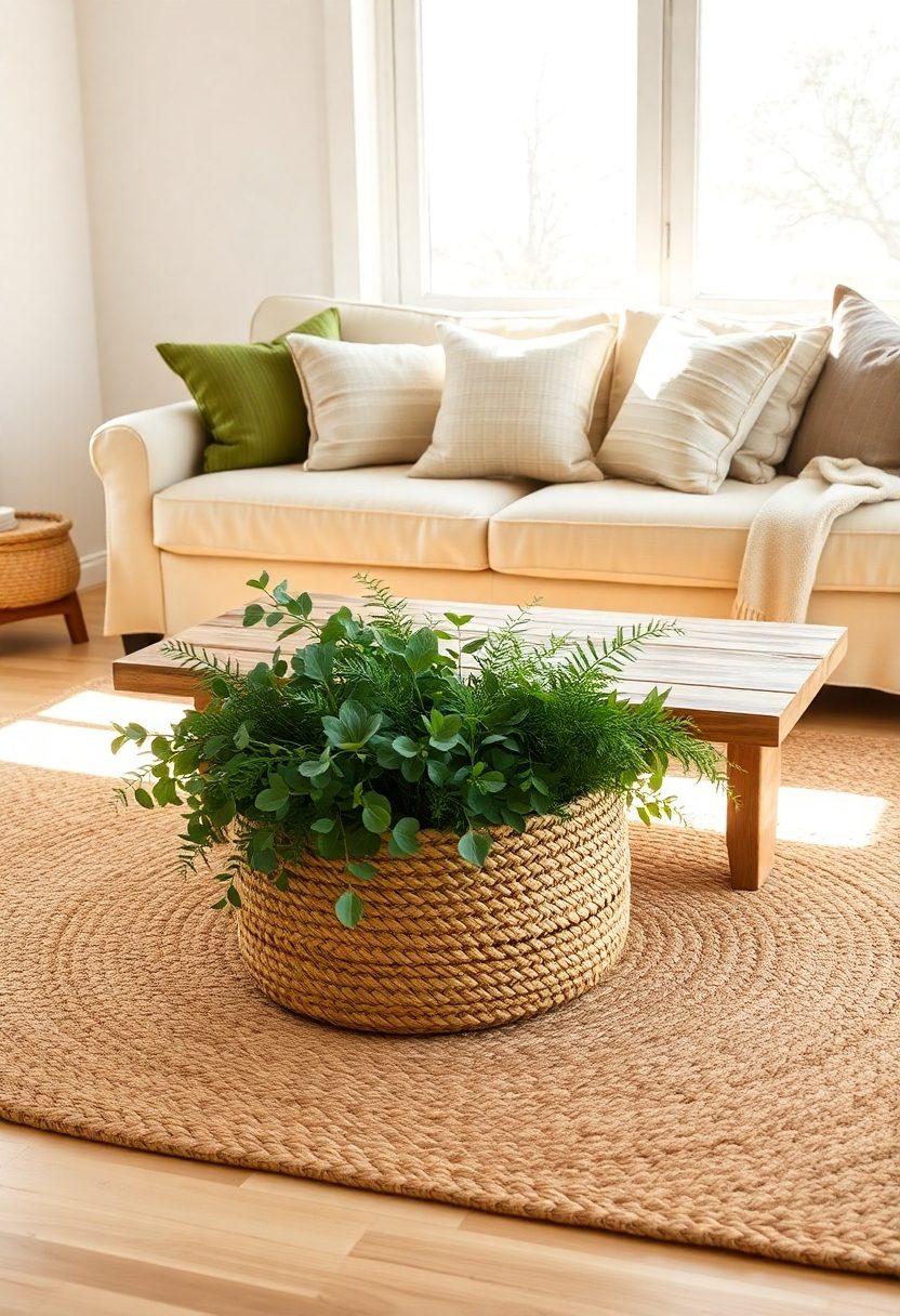 Spring Living Room Decor Ideas: Bring In Natural Textiles