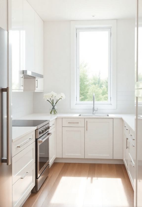 Kitchen Paint Colors: Rich Whites to Reflect Light and Expand the Room