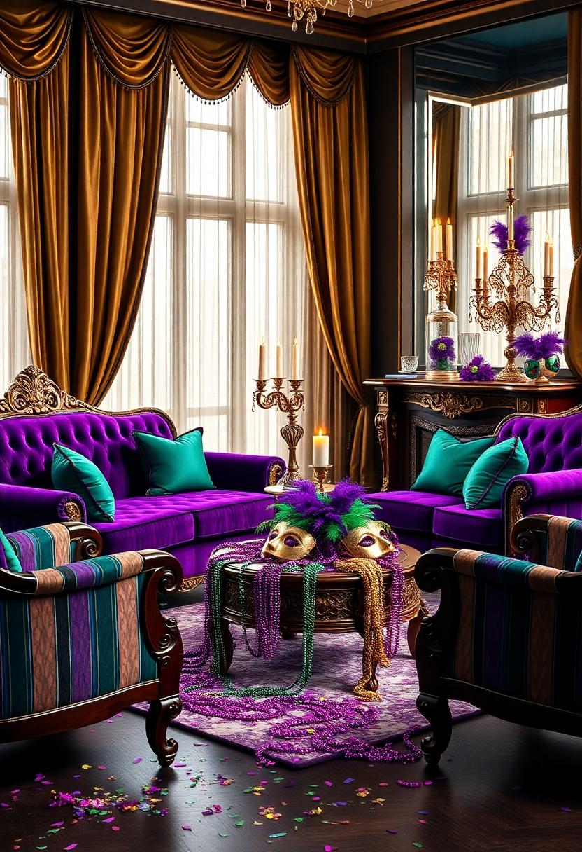 Mardi Gras Home Decor Ideas: Mardi Gras Inspired Furniture