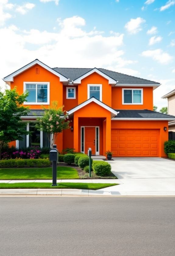 Outside House Paint Color Ideas: Orange You Glad You Chose This Color