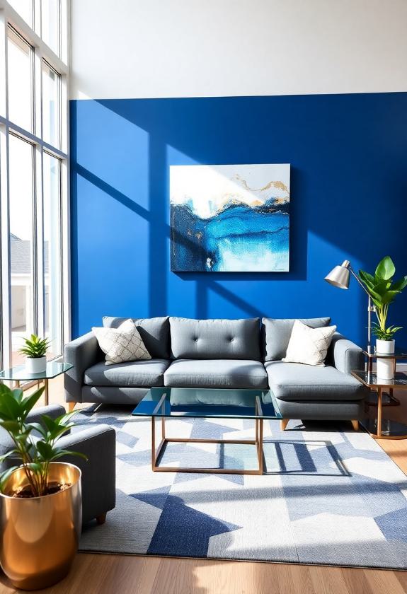 Warm Blue Paint Colors: Bold Blue Horizon