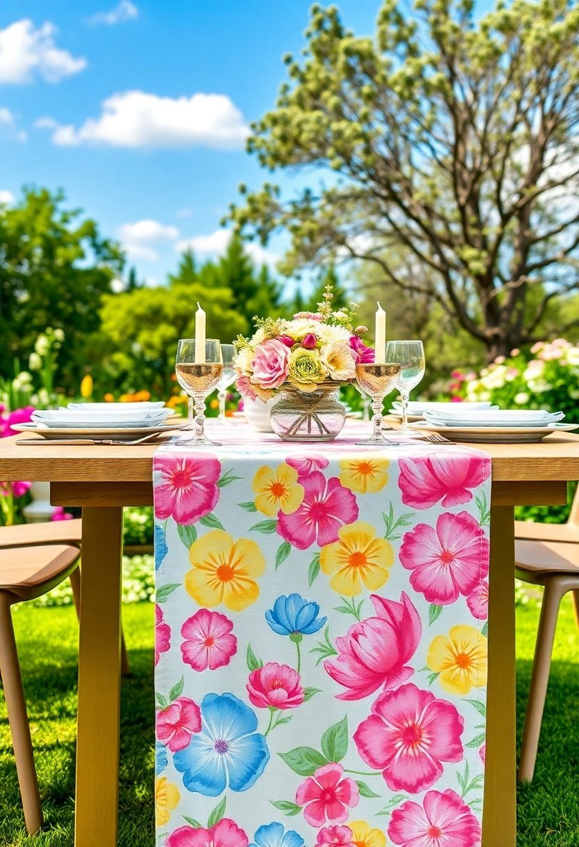 Spring Tablescapes Ideas: Fresh And Colorful Spring Table Runners