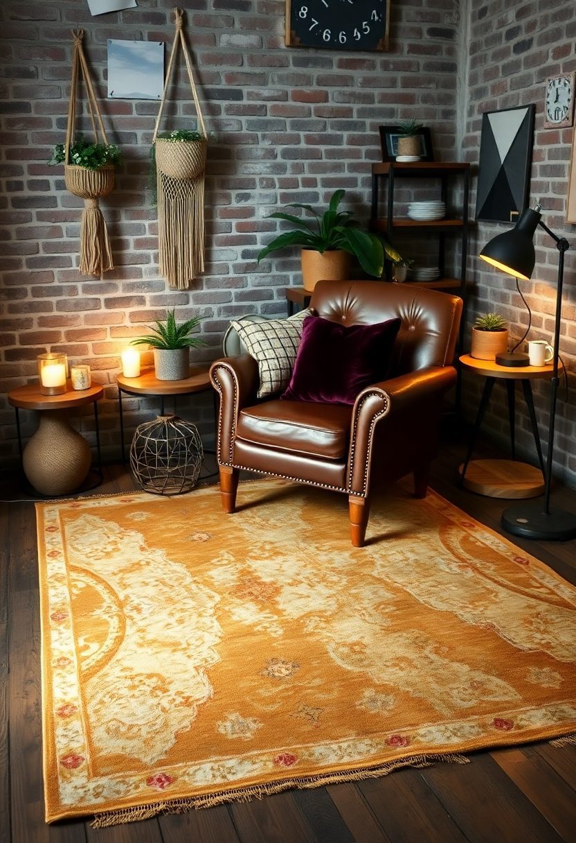 Grunge Room decor  Ideas: Creating a Cozy Atmosphere With Vintage Rugs