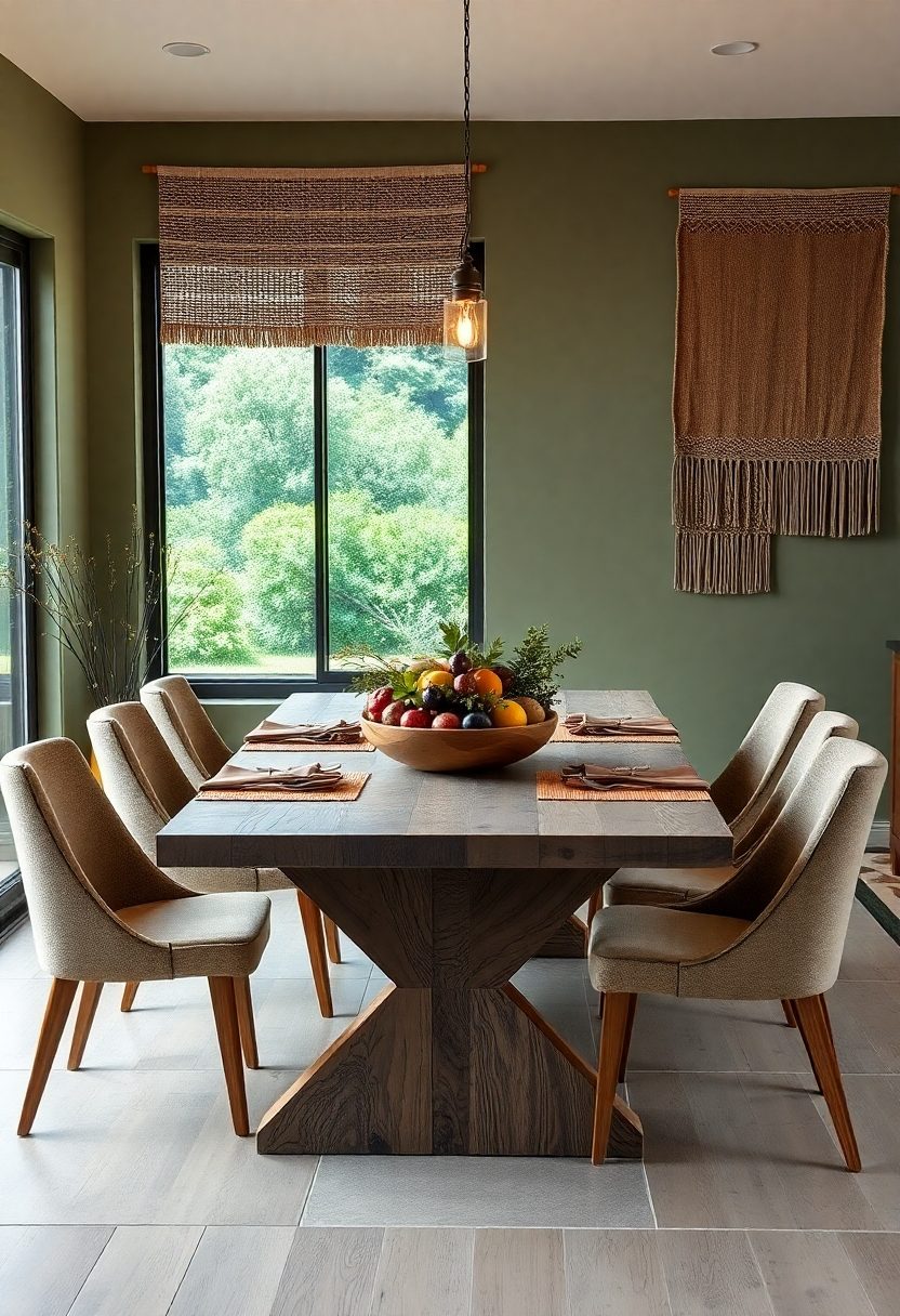 Dining Table Ideas: Using Earthy Tones To Create A Cozy Feel