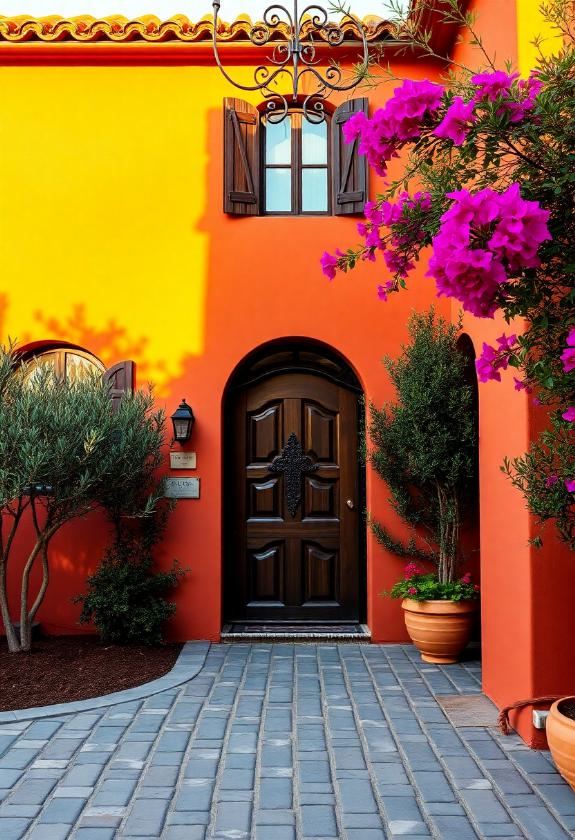 Exterior Paint Colors: Earthy Terracotta Red