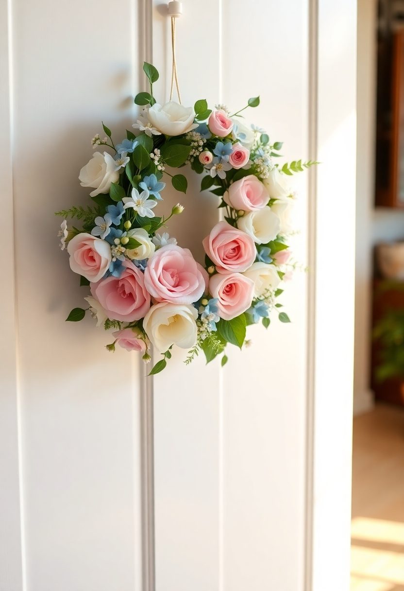 Baby in Bloom Shower Decorations: Floral Wreaths To Welcome Baby