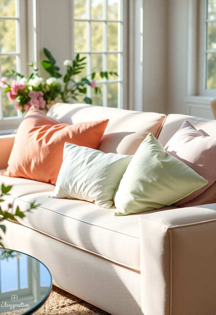 Springs Decor Ideas: Add a Pop of Color With Throw Pillows