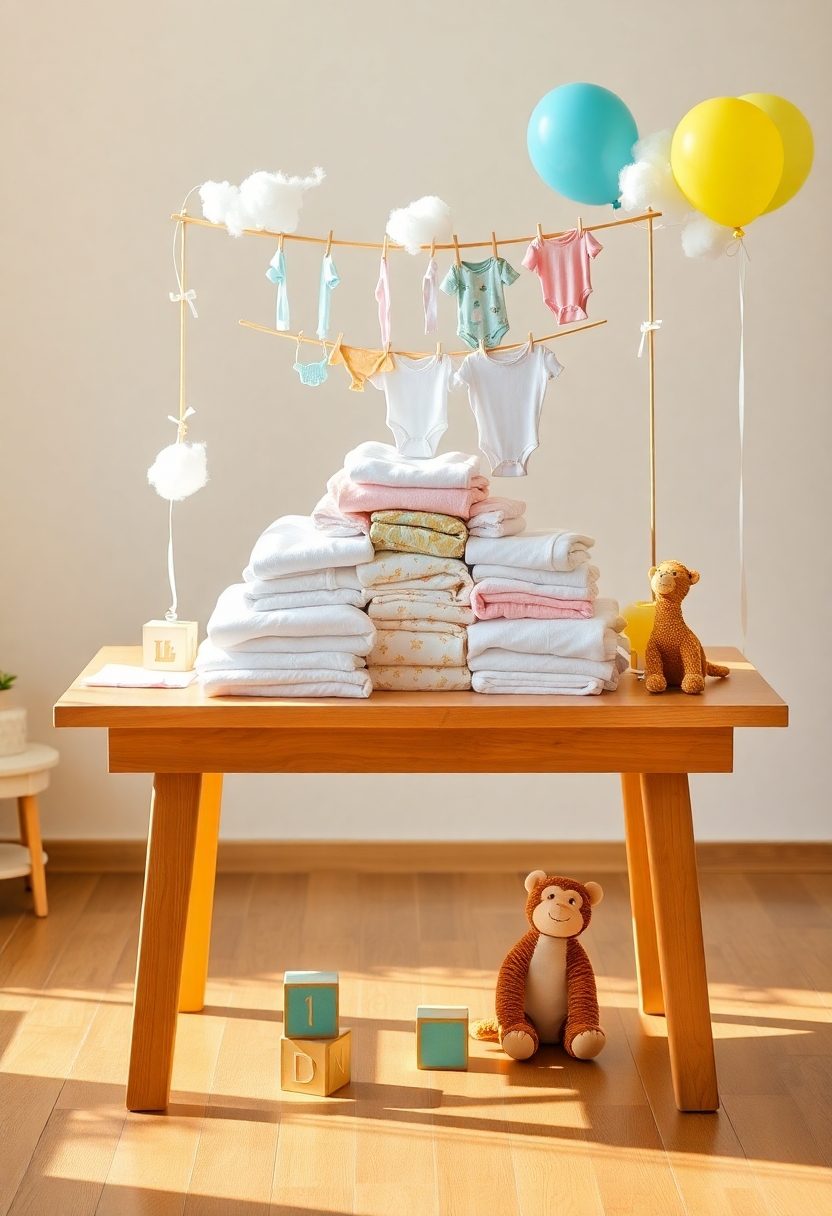 August Baby Shower Ideas: Baby Animal Onesies