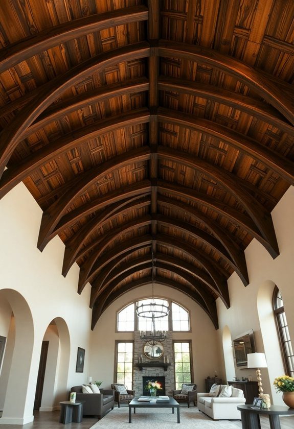 Wooden Ceiling Designs: Wooden Barrel Vault Ceiling Ideas