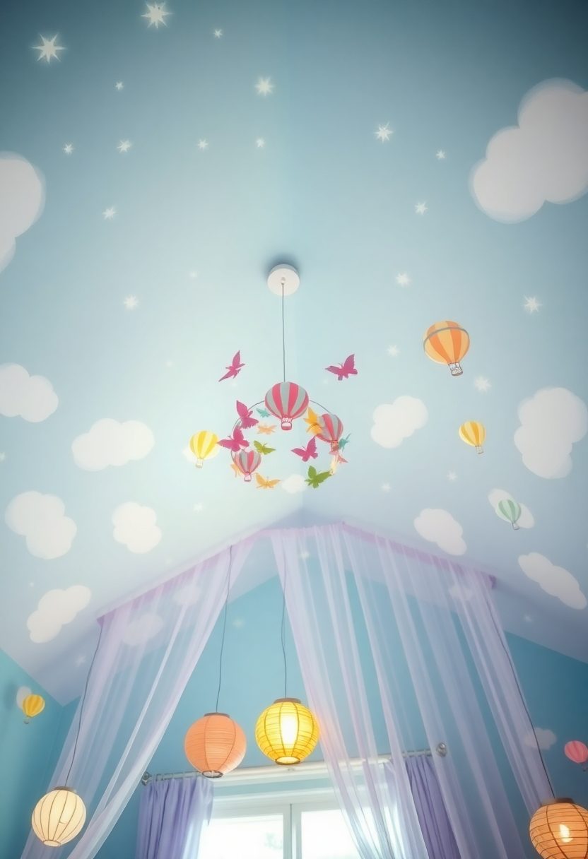 DIY Kids Room Decor Ideas: Dreamy Ceiling Decor Ideas