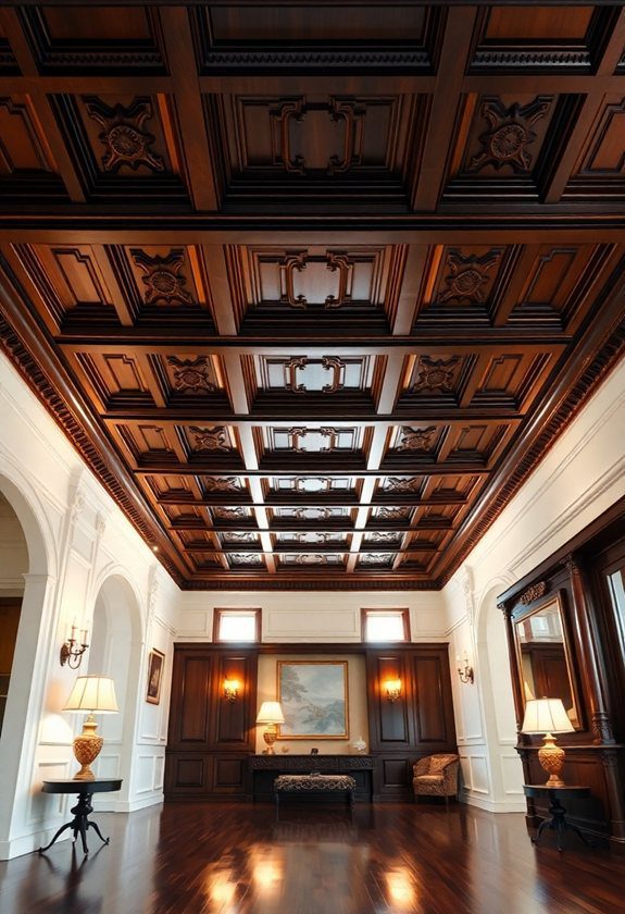 Wooden Ceiling Designs: Elegant Wooden Ceiling Mouldings