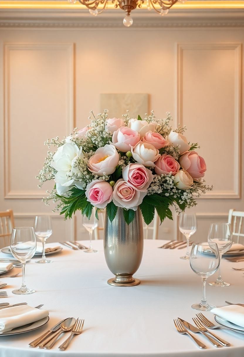 Floral Home Decor Ideas: Elegant Floral Centerpieces