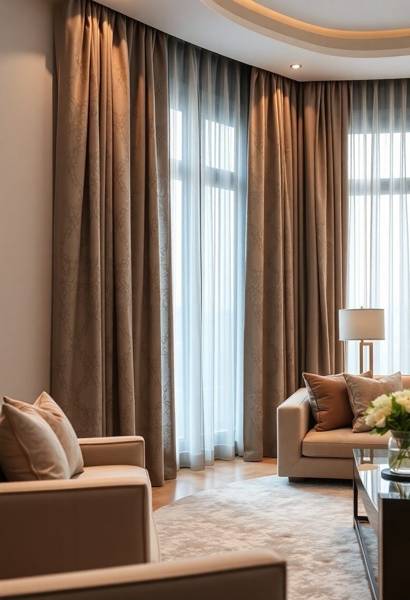 Luxury Curtain Design Ideas: Sophisticated Blackout Drapes