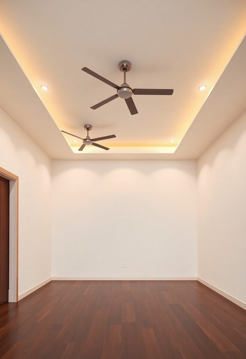 Genius 2-Fan False Ceiling Design Ideas: Smart False Ceiling Solutions for Small Rooms