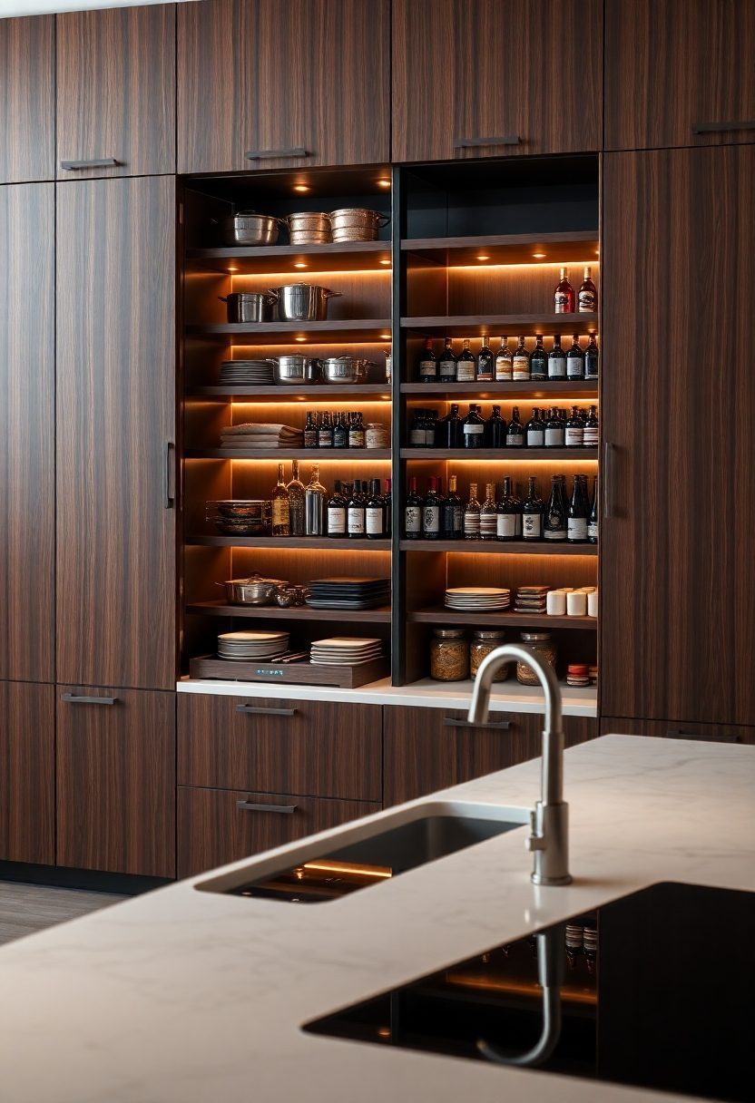 Luxury Kitchen Design Ideas: Innovative Storage Solutions