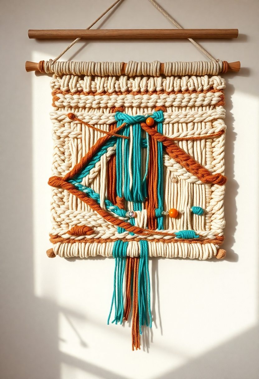 DIY Home Decor Craft Ideas: Woven Wall Hanging